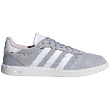 Adidas Breaknet Sleek Suede Women's Sneakers - Grey - Size 7.5