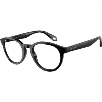 Giorgio Armani AR7248 5875 Gafas Recetadas para Hombre Negras, Armazones para Hombre Negros, 50 Lentes Recetadas Para Hombre Negros