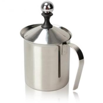 Cozyswan® 800 ml acero inoxidable doble malla espumador de leche Leche Foamer Leche Creamer