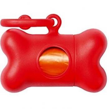 United Pets VA00150RJ Dispensador de Bolsitas de Excrementos, Rojo