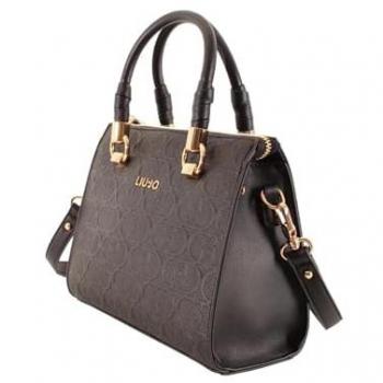 Liu Jo Stylish Black Satchel Handbag for Women, Model AF4251 E0538