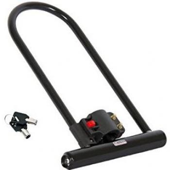 Massi OX Candado de Bicicleta, Deportes y Aire Libre, Negro, 180x320