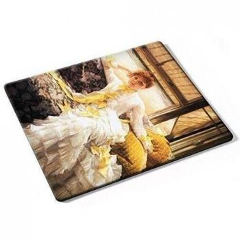 Tissot - July, Designer Almohadilla del Ratón Mouse Mouse Pad con Diseño Colorido. Auténtica Alfombrilla de 250 x 190 mm. Tamaño Ideal de Media para el Uso Diario.