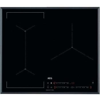 Placa de Inducción AEG IAE63421FB, 3 Zonas, 60 cm, Función Puente, Biselada, Integrado, Negro