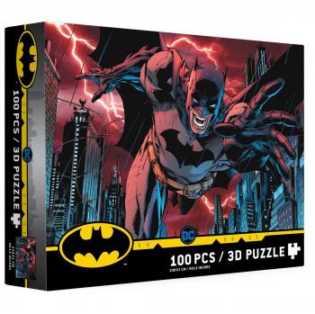 SD Toys Puzzle 100 Piezas Efecto 3D Batman Ciudad Universo DC