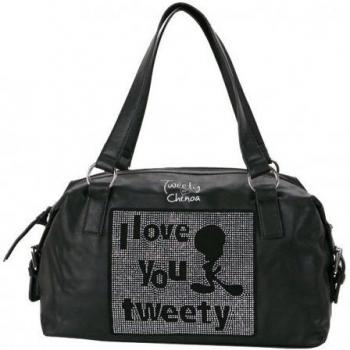 Tweety bolso de hombro negro