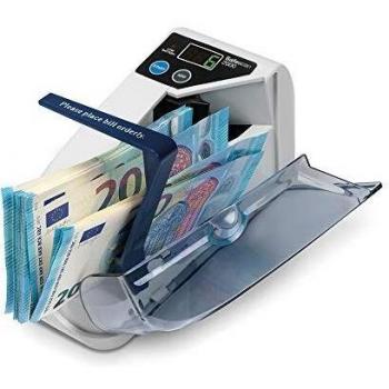 Contadora de Billetes Safescan 2000 - Portátil con Función de Suma y Borrado de Resultados