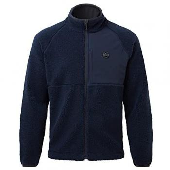 Gill Forro Polar Cromerty Azul Navy Térmico con Cremallera para Hombre, Capa de Calor Cálido, Easy Stretch, Talla S