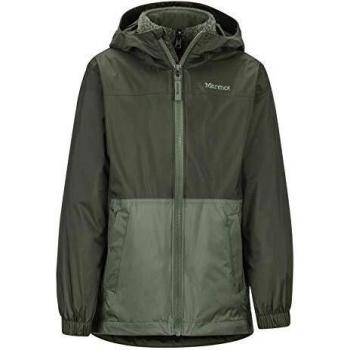Marmot Precip Eco Comp - Chaqueta para niño, Niños, Chaqueta, 46040-4945-2-XS, Verde rosa/cocodrilo., extra-small