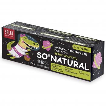 Pasta de Dientes Splat Junior para Niños (Cóctel de Berries) - 55ml - A partir de 6 años