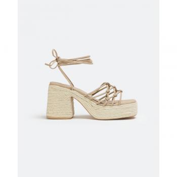 MIM LENA BEIGE Sandalia de tacón