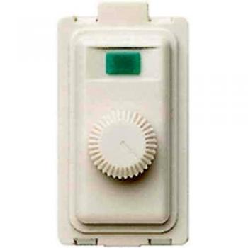 Regulador de intensidad BTicino Magic para lámparas incandescentes y halógenas 100-500W 230V con botón rotativo