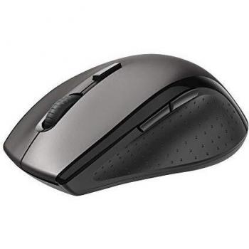 Trust Kuza Ratón Inalámbrico, Microrreceptor USB, Mouse Ergonómico, 6 Botones, 800/1200/1600 PPP, Ordenador Portátil/PC/Mac/Macbook/Chromebook