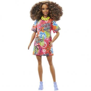 Barbie Fashionista con Pelo Rizado (HJT00)