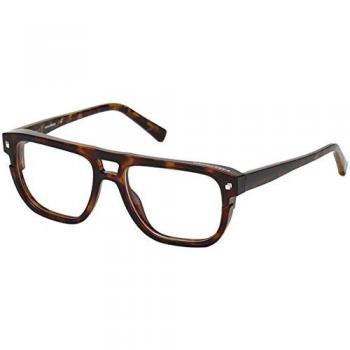 DSQUARED DQ5237, Monturas de Gafas Unisex Adulto, Marrón