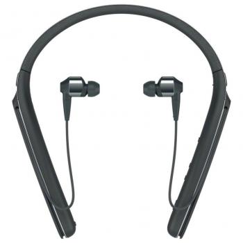Sony WI1000X - Auriculares inalámbricos con Alexa integrada Hi-Res audio con Bluetooth, negro