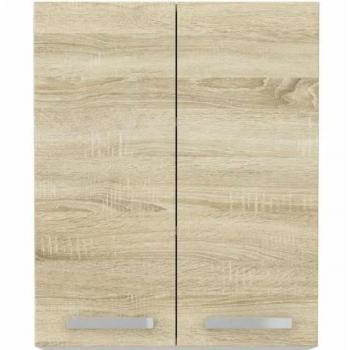Mueble de cocina alto Sonoma Roble 60 x 31,6 x 72 cm con 2 puertas articuladas