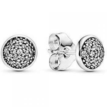 Pandora 290726CZ – Pendientes de mujer de plata de ley 925, circonita blanca