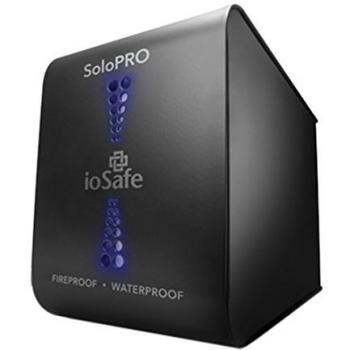 ioSafe SOLOPRO 4 TB USB 3.0 Fireproof/Waterproof External Hard Drive - Black