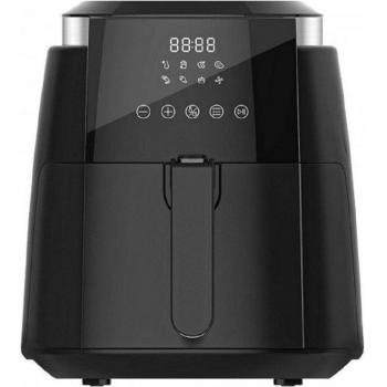 EVVO Tasty Fryer Freidora sin Aceite 5L 1500W Negra con Tecnología Dual Cyclone Digital