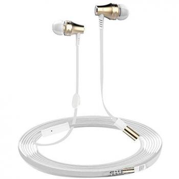 Auriculares in-ear ibeek magnética Cable Headphones Stereo Bass auricular con micrófono y mando a distancia Supresión de ruido auriculares para Phone, iPod, iPad, móviles Android y otros