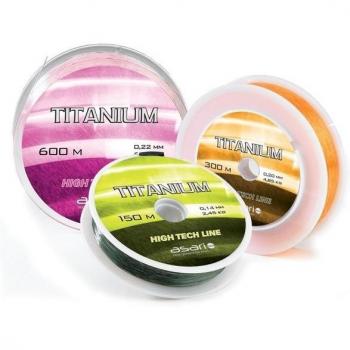 Asari - Titanium Monofilament 150, Color Verde, Talla 0.500 mm