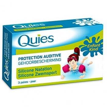 Quies protection auditive silicone natation enfants 3 paires
