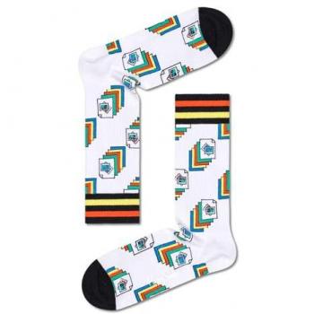 Calcetines Happy Socks Photos Crew Delgados Estampados Talla 36-40, Multicolor, Unisex Adulto