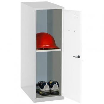 Taquilla SIMONLOCKER DISM. MINI + BAN. Metal Gris/Blanco 915x400x500 mm