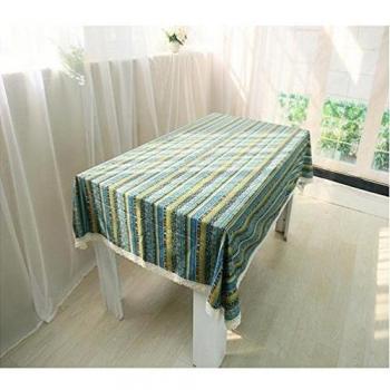 Erica manteles de algodón/Nacional viento de Bohemia/lino mantel GREEN-140220 verde