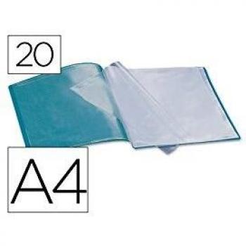 Liderpapel Carpeta  Escaparate 37913 20 Fundas Polipropileno Din A4 Verde