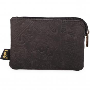 LOIS - 10802 MONEDERO DE PIEL, Color Negro