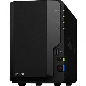 Synology DiskStation DS218+ - Servidor de Almacenamiento NAS 2 Bay con CPU Doble Núcleo