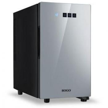 Vinoteca de vinos con pantalla táctil 8 a 14ºC - 8 botellas - 23L - 45W