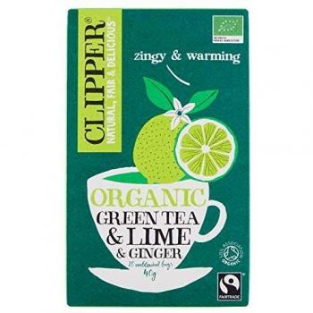 Té Verde Bio con Lima y Jengibre - 20 Bolsas
