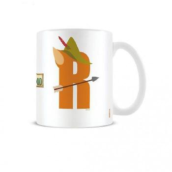 Taza Robin Hood R Blanco/Naranja/Verde One Size