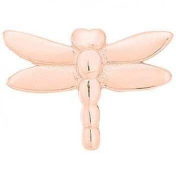 Ear Candy - Piercing Dragonfly de Plata de Ley 925 bañado en Oro Rosa