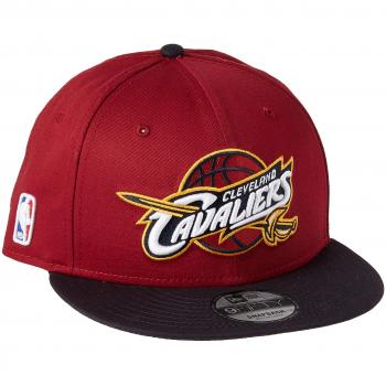 New Era - Gorra Oficial del Equipo 9fifty de Cleveland Cavaliers para Hombre, Hombre, Tapa, 11394836, Rojo, M