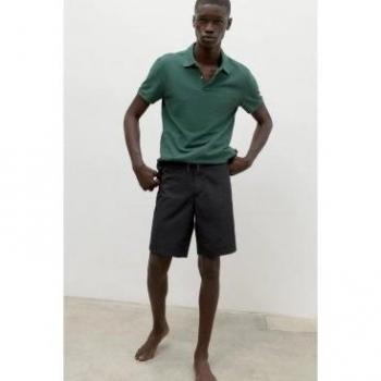 BaÃ±ador Balialf Man negro ECOALF - Bañador tipo bermuda con cintura ajustable
