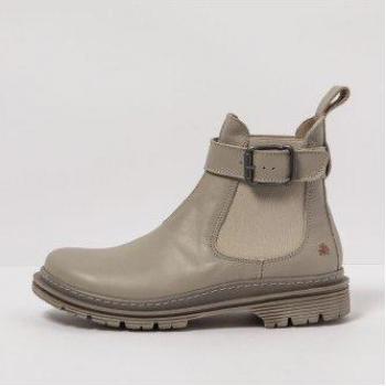 Art Botines para Mujer 1892 Nappa Sesame/Birmingham de Piel con Cierre de Hebilla Color Sesame