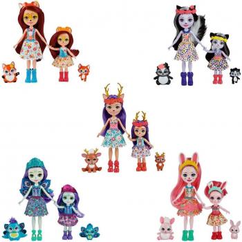 Enchantimals Sisters Assortment Dolls with Pets and Accessories