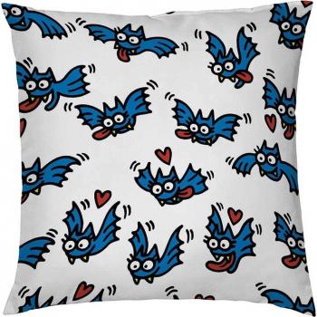 Kukuxumusu - 2 Fundas de almohada Fans 65x65 cm 100% algodón 144 hilos