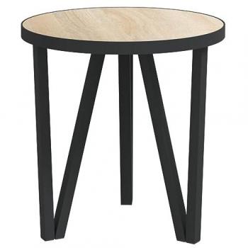 vidaXL Tea Table Sonoma Oak Ø35 cm MDF