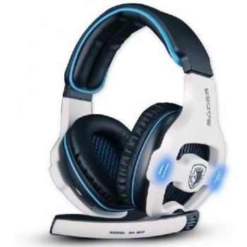 Sades sa903 7.1 USB Gaming de auriculares con sonido envolvente/sonido estéreo y tarjeta de sonido integrada