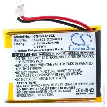 NX - Batería teléfono fijo 3.7V 250mAh - F39033-V328-C901 ; S30852-D2240-X1 ; V3