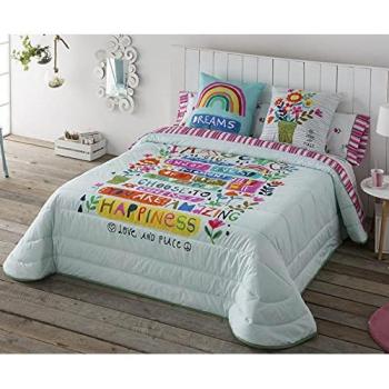 Colcha Bouti Imagine - Tejido 100% Algodón - Estampado Digital - Tamaños para Cama 80/90/105/135/150 - Fabricada en España