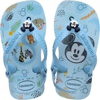 Havaianas - Chanclas de baño de bebé Baby Disney Classics II, color azul claro, talla 22
