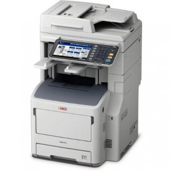 OKI MB770dfnfax LED A4 Gris, Color blanco - Impresora multifunción