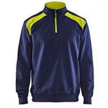 Two-Tone Trucker Collar Sweatshirt by Blaklader