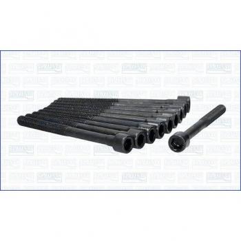 Kit de tornillos de culata AJUSA 81042800, incluye tornillos de alta resistencia, diseño específico para asegurar un sellado óptimo en la culata del motor, compatible con diversas marcas y modelos de vehículos